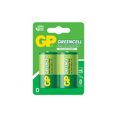 Baterie GP Batteries, Greencell D (LR20) 1.5V carbon zinc, blister 2 buc. "GP13G-2UE2" "GPPCC13KC028" (include TV 0.04lei)