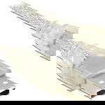Cablu USB 2.0 tip A-B cu ferita 1.5m transparent, Delock 83893, Delock