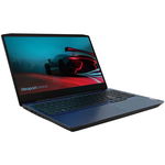 Laptop Gaming Lenovo IdeaPad 3 15ARH05 cu procesor AMD Ryzen 5 4600H pana la 4.00 GHz, 15.6", Full HD, 16GB, 512GB SSD, NVIDIA GeForce GTX 1650 Ti 4GB, No OS, Chameleon Blue