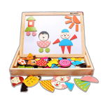 Tabla magnetica 2 in 1 Karemi, puzzle figurine, 3 ani+, General