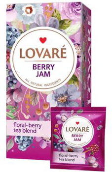 Ceai floral Lovare Berry Pie, 24 pliculete