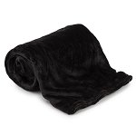 Pătură Aneta, negru, 150 x 200 cm, 