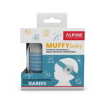 Casti antifonice pentru bebelusi de la 0-3 ani Muffy Baby Blue ALP24944, 1 bucata, Alpine, Alpine