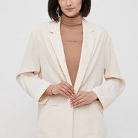 Sisley sacou culoarea bej, desfacut, neted, Sisley