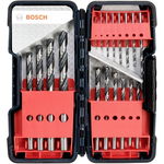 Set burghie HSS PointTeQ 1-10mm 18buc ToughBox Bosch