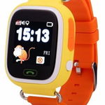 Smartwatch iUni Kid100 9962-2, 1.22inch, GPS, Bratara silicon, dedicat pentru copii (Portocaliu), iUni