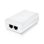 Ubiquiti POE External Injector, U-POE-AT, Output Voltage 48VDC @ 0.65A, Rated Voltage: 100-240VAC @ 50/60Hz, Efficiency 87+%, Delivers up to 30W of PoE., UBIQUITI