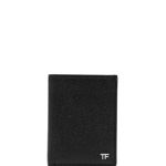 Tom Ford FLAP CARD CASE FT SILVER Black, Tom Ford