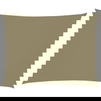 Panza de parasolar, bej, 4x5 m, tesatura oxford, dreptunghiular, Rezistenta UV si apa 135161