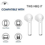 Set 2 casti wireless i7, Twins Stereo true Wireless Earbuds, V4.2+DER, High definition music, cu microfon, apeluri telefon