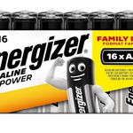 Set 16 buc baterie alkaline AA/LR6, ENERGIZER