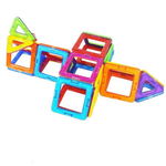 Joc de constructie magnetic cu 30 de piese, Magplayer, Magplayer
