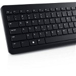 Kit Tastatura + Mouse DELL; model: KM 3322W; layout: UK; NEGRU; USB; WIRELESS; MULTIMEDIA, DELL