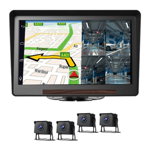 Navigatie pentru camioane DVR  STAR K20,  4G, IPS 10.1  , 4 camere, QuadCore, 2GB RAM, 32GB ROM, Android 9, GPS, camion, tir