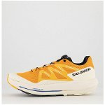 Salomon, Pantofi low-top pentru alergare Trail Pulsar, Portocaliu, Crem, 10