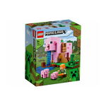 LEGO - Set de constructie Casuta purcelus ® Minecraft, pcs  490