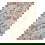 Covor albastru lavabil 122x170 cm Pipa Floral – Catherine Lansfield, Catherine Lansfield
