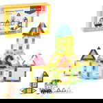 Set de constructie magnetic 3D - 38 piese, MAGPLAYER