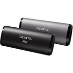 A-Data SSD extern ADATA SE760 metal, 256GB Type-C, up to 1000MB/s, multiplatform, cable Type-C-C, cable Type-C-A, Negru