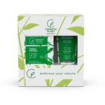 Set Cadou Essential Antirid Cosmetic Plant - Crema Antirid de Zi Q10 si Ceai Verde, 50 ml + Crema de Maini Anti-Ageing Q10 si Ceai Verde, 100 ml, Cosmetic Plant