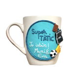 Cana fimo “Tati”, decorata manual, 300 ml, AHGL13388 - 23h Events