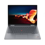 Laptop 2 in 1 Lenovo ThinkPad X1 Yoga Gen 6 cu procesor Intel® Core™ i7-1165G7 pana la 4.70 GHz, Tiger Lake, 14", WQUXGA, IPS, Touch, 32GB, 1TB SSD, Intel Iris Xe Graphics, Windows 10 Pro 64, Storm Grey