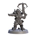 Miniatura Nepictata Elemental Beacon - Golemmar Gnome E (with hat and steam crossbow), Elemental Beacon