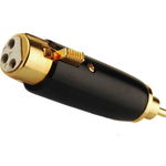 Conector Adaptor XLR-RCA KaCsa Audio MC-929G, KaCsa Audio