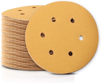 Set de 100 discuri abrazive cu 6 gauri Speedowox, oxid de aluminiu, 80 , 152 mm