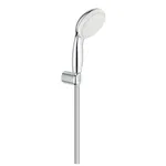 Set para de dus Grohe Tempesta 100 27799001, 100 mm, 2 functii, suport, furtun 1.25 m, Crom, Grohe