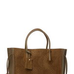 Genti Femei Longchamp Penelope Python Handbag Khaki