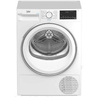 Uscator de rufe Beko B3T41242, 7 kg, Pompa de caldura Eco Gentle, Aquawave, Optisense, Clasa A+++ Alb, Beko