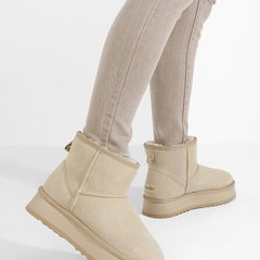 Cizme tip ugg Diorela kaki, Zappatos