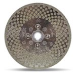 Disc diamantat galvanizat pt. taiat si slefuit 115mm, ECD 115 2in1 SuperPro - RUBI-31964, RUBI