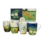 Set 4 Cani 360ml inspired by Monet, 
