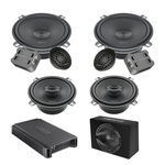 Pachet Difuzoare Auto cu subwoofer Renault Fluence 2008-2014 Hertz Cento 1500 W, Hertz