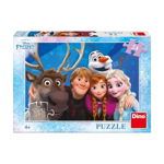 Puzzle - Frozen SELFIE (24 piese), Dino, 4-5 ani +, Dino