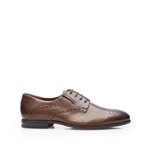 Pantofi eleganţi bărbaţi din piele naturală, Leofex - 527-1 Ciocolată Box, Leofex