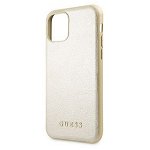 Husa de protectie Guess Iridescent pentru iPhone 11 Pro Max, GUHCN65IGLGO, Gold