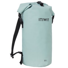 Rucsac etanş polochon 30 L Kaki, DECATHLON