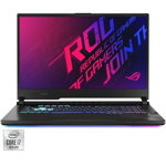 Laptop Gaming ASUS ROG Strix G17 G712LV cu procesor Intel® Core™ i7-10750H pana la 5.00 GHz, 17.3" Full HD, 144Hz, 8GB, 1TB SSD, NVIDIA® GeForce RTX™ 2060 6GB, Free DOS, Black