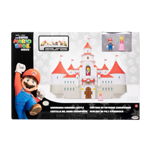 Set de joaca cu 2 mini figurine Nintendo Mario si Peach si castel Regatul Ciupercilor, Jakks Pacific