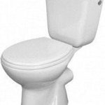 Set toaletă compact Cersanit Mito Grey 68,5 cm cm alb (5907720680084), Cersanit