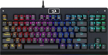 Tastatura Gaming mecanica REDRAGON Dark Avenger K568RGB-BK, USB, Layout US, negru