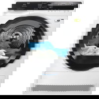 Electrolux Uscator de rufe Electrolux PerfectCare800 EW8D585UCE, Pompa de caldura, 8 kg, Clasa B, Wi-Fi, Motor Inverter, display TFT, UltraCare, DelicateCare, 3DSense+, SmartSelect, Alb, Electrolux