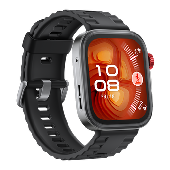 HUAWEI WATCH FIT 4 Silver Body with Silver Woven Strap, HUAWEI