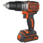 Masina de gaurit si insurubat cu acumulator, BL188K-QW, 18 V, 1.5 Ah, 52 Nm, Black & Decker