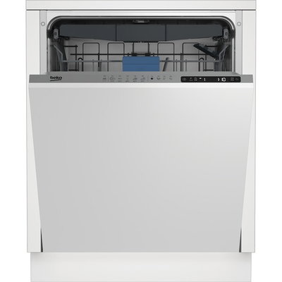 Masina de spalat vase incorporabila BEKO BDIN25323, 15 seturi, 5 programe, 60 cm, Clasa D, panou comanda gri
