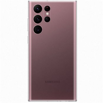
Husa Originala Samsung Galaxy S22 Ultra Clear Standing Cover Transparent 