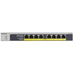 netgear NETGEAR GS108LP Fara management Gigabit Ethernet (10/100/1000) Power over Ethernet (PoE) Suport 1U, netgear